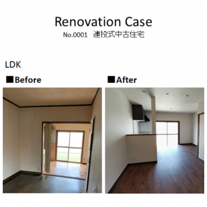 LDK
リビングとダイニングを隔てていた壁を除いたため、開放感が生まれました。