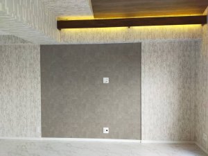 LDK(テレビを設置予定の壁面)